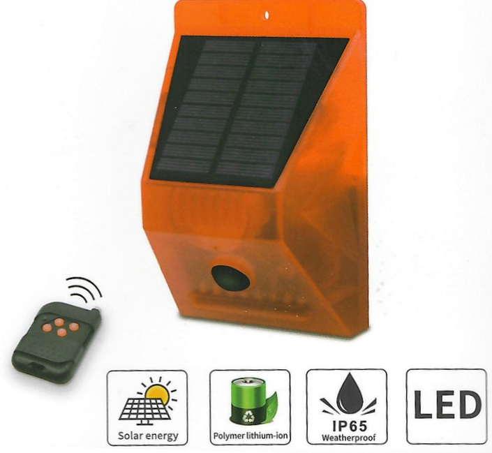 solar powered intrusion alarm